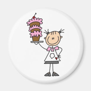 Baking Stick Figure Magnet