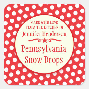 Baking stickers for cookie exchange or sale