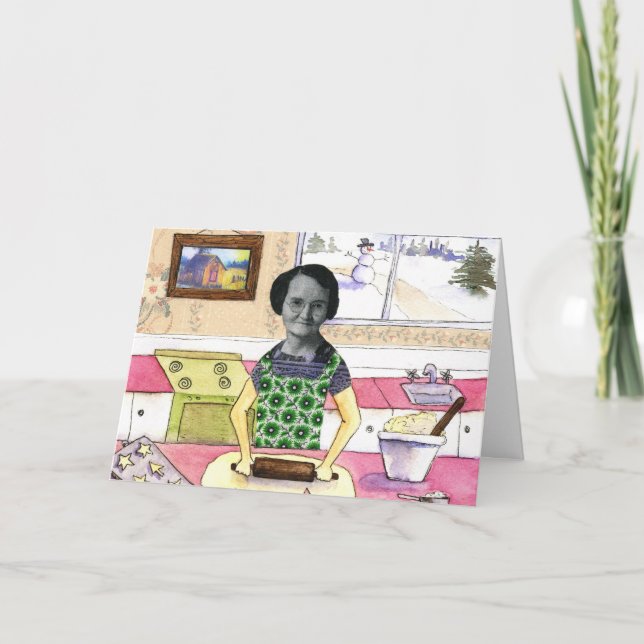 Baking Sugar Cookies Card (Front)