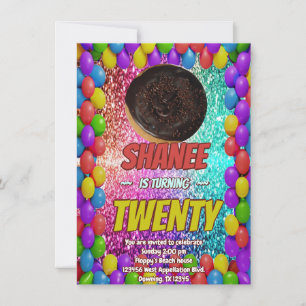 Baking Sweet Tooth Dessert Fun Party Invite