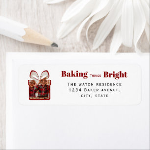 Baking Things Bright Christmas Photo Gift Design