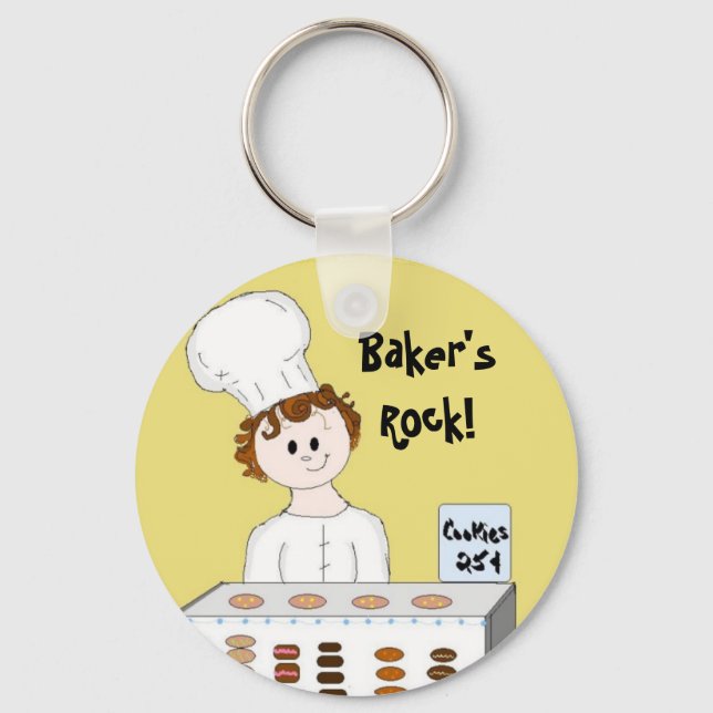 Baking Time Key Ring (Front)