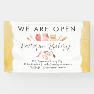 Baking Tools Bakery Pastry Chef Banner