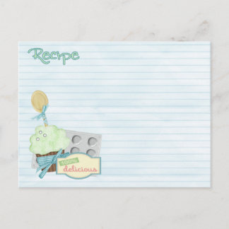 baking tools recipe card