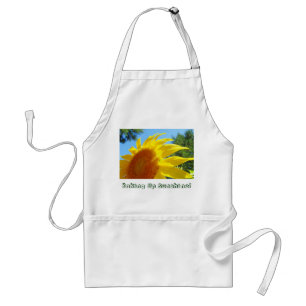 Baking Up Sunshine! aprons Yellow Sunflowers Bake