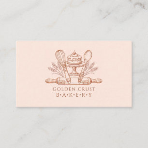 Baking Utensils Baker Bakery Business Card