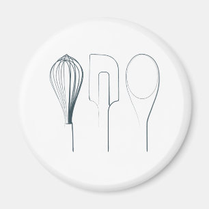 Baking Utensils Magnet