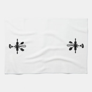 Baking Utensils Silhouette Icon Kitchen Towels