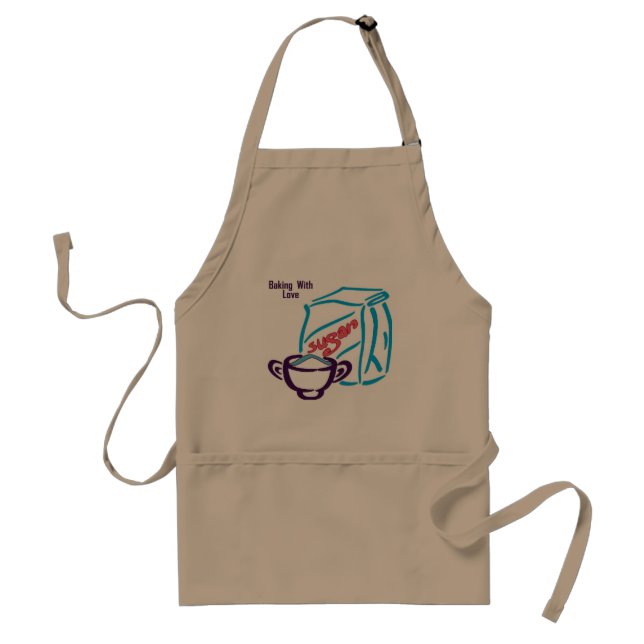 Baking with love standard apron (Front)