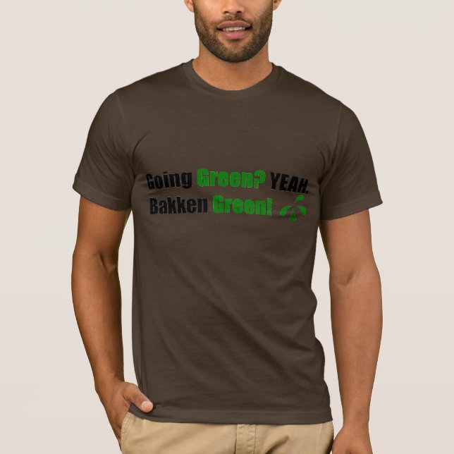 Bakken Green Soft T-shirt (Front)