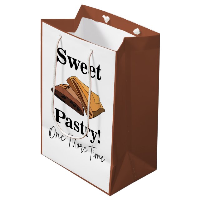 Baklava Sweet Pastry Dessert Food Party Medium Gift Bag (Front Angled)