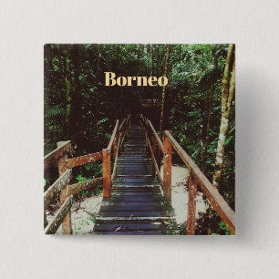 Bako National Park - Borneo 15 Cm Square Badge