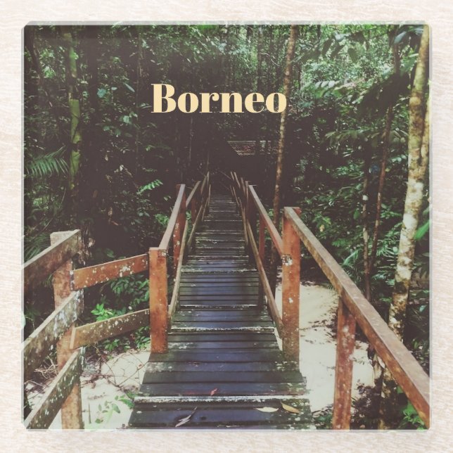 Bako National Park - Borneo Glass Coaster (Front)