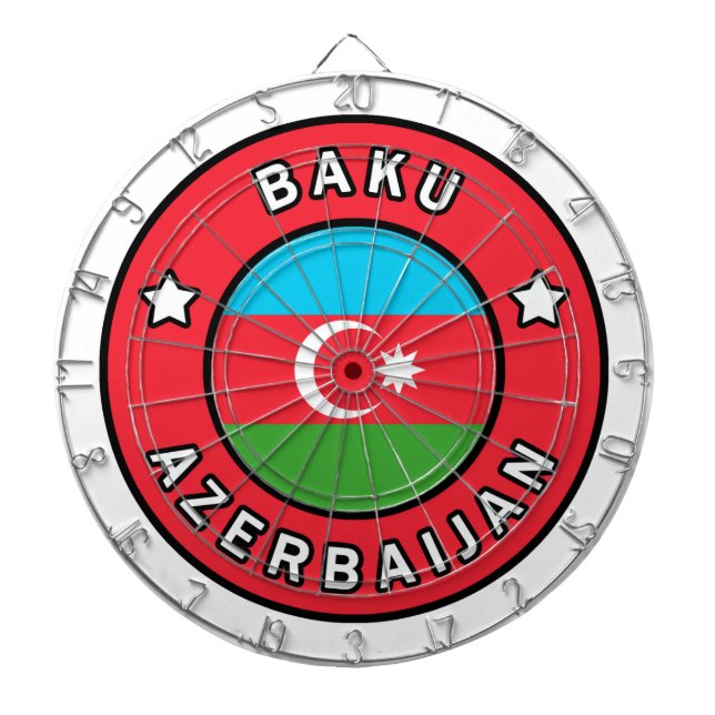 Baku Azerbaijan Dartboard (Front)