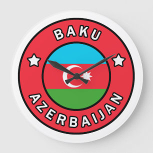 Baku Azerbaijan Large Clock