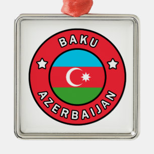 Baku Azerbaijan Metal Tree Decoration