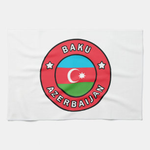 Baku Azerbaijan Tea Towel