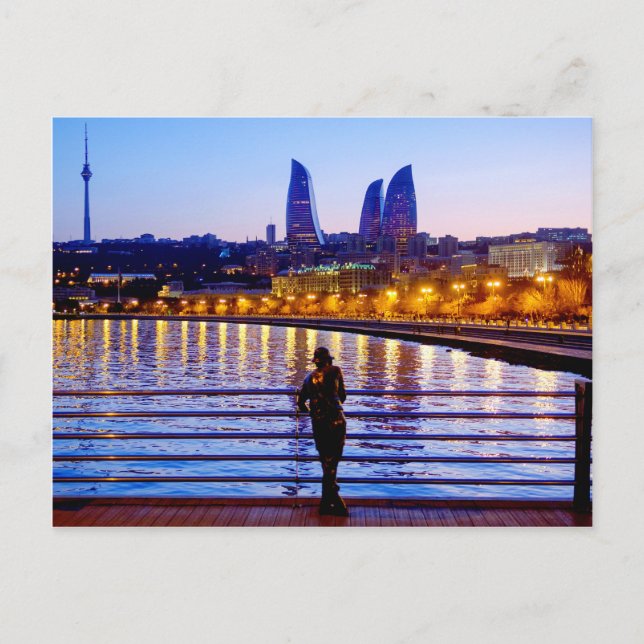 Baku Pier Postcard (Front)