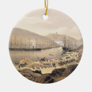 Balaklava, plate from 'The Seat of War in the East Ceramic Tree Decoration