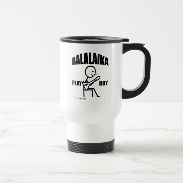 Balalaika Play Boy Travel Mug (Right)
