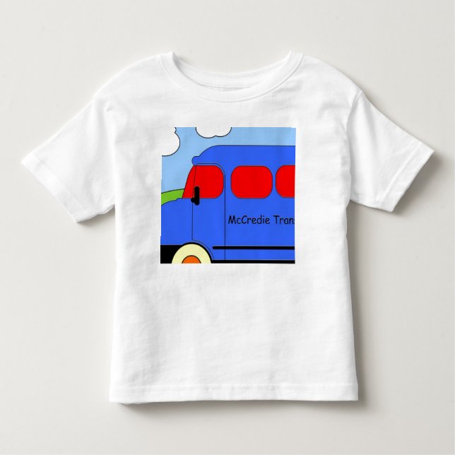 Balamory Bus Picture Toddler T-Shirt (Front)