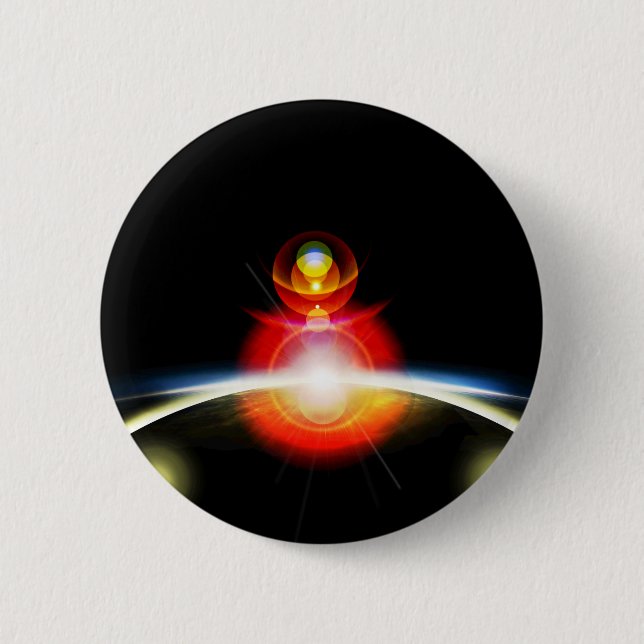Balance  6 cm round badge (Front)
