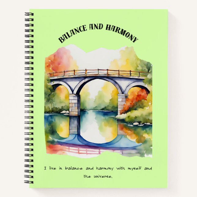 BALANCE AND HARMONY NOTEBOOK (Front)