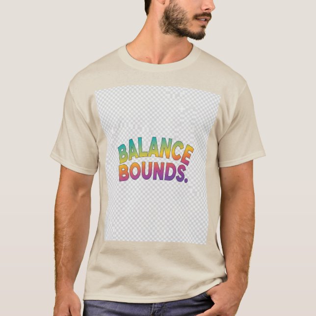    Balance Bounds. T-Shirt (Front)