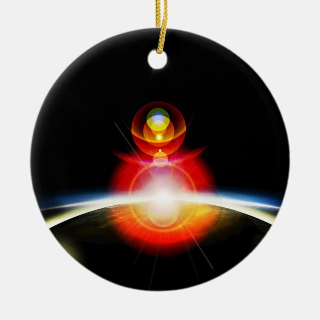 Balance  ceramic tree decoration (Front)
