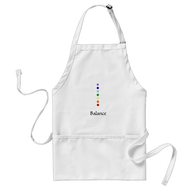 Balance - Chakras Line graphic Apron (Front)