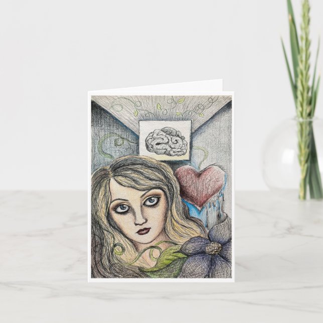 "Balance" greeting card (Front)