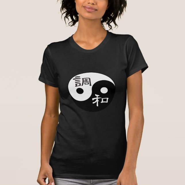 Balance & Harmony Yin yang T-Shirt (Front)
