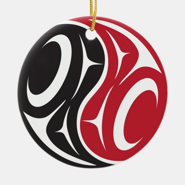 Balance.jpg Ceramic Tree Decoration (Front)