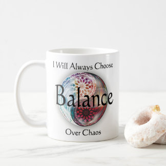 Balance Over Chaos Mug Yin Yang