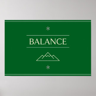 Balance Poster