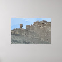 Balance Rock Stretched Canvas Print