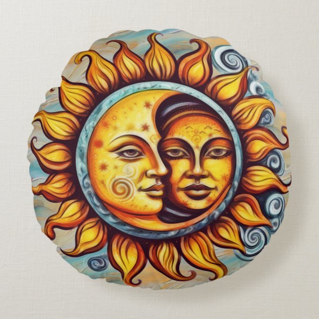 Balance Round Pillow (Front)