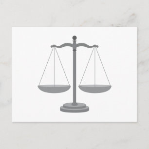Balance Scale Postcard