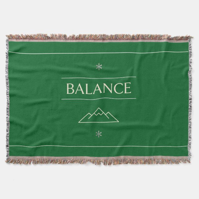 Balance Throw Blanket (Front)