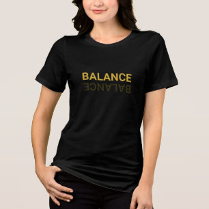 BALANCE Typography Tee in Comfy Tri-Blend