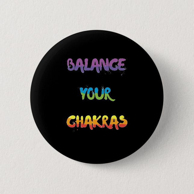 Balance your chakras Badge (Front)