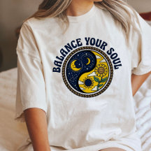 Balance Your Soul Yin Yang Sunflower Moon Celestia