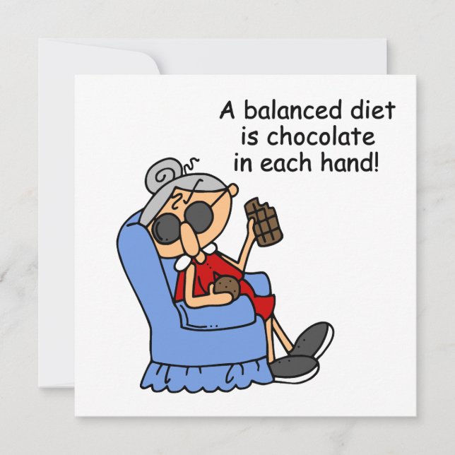 Balanced Chocolate Diet (Front)