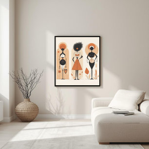 Balanced Nature – Botanical Feminine Artwork III Poster