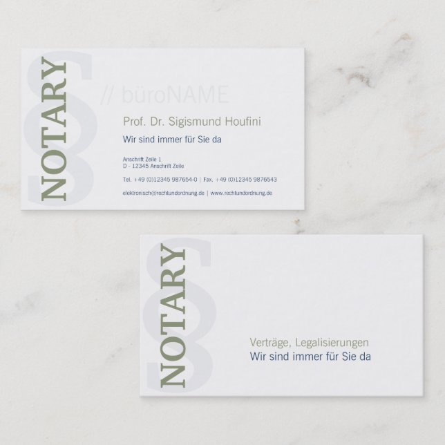Balanced red and black business card (Front/Back)