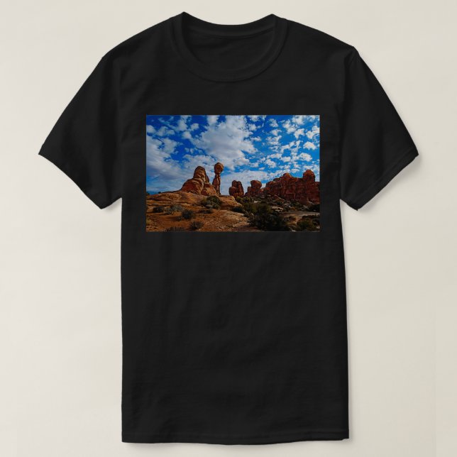 Balanced Rock Arches National Park T-Shirt (Design Front)