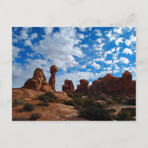 Balanced Rock, Arches National Park, Utah Postcard