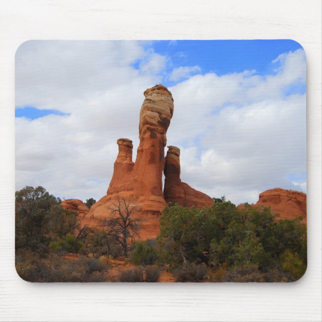 Balanced Rock, Arches, Utah, Mousepad (Front)
