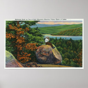 Balanced Rock View of Fulton Chain of Lakes Poster