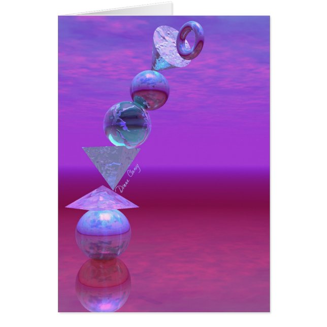 Balancing - Fuchsia and Violet Equilibrium (Front)